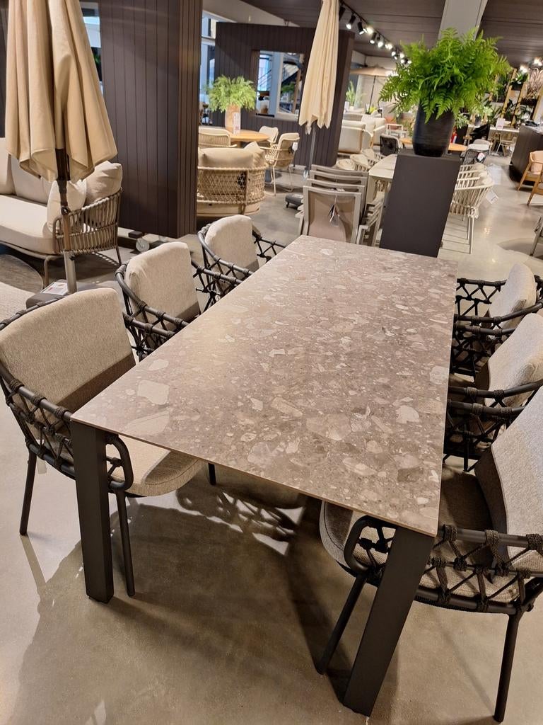 TAFEL GOA TERRAZZO, Ophalen, Aluminium