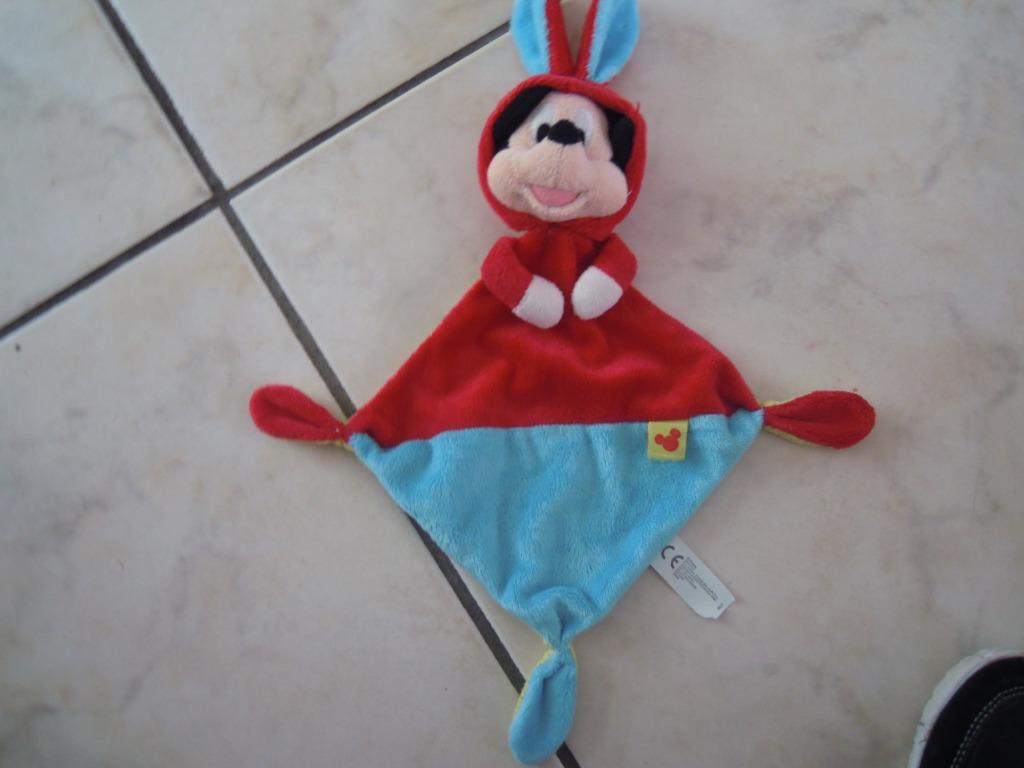knuffeldoekje disney  mickey mouse (doos R), Kinderen en Baby's, Speelgoed | Knuffels en Pluche, Ophalen of Verzenden, Nieuw