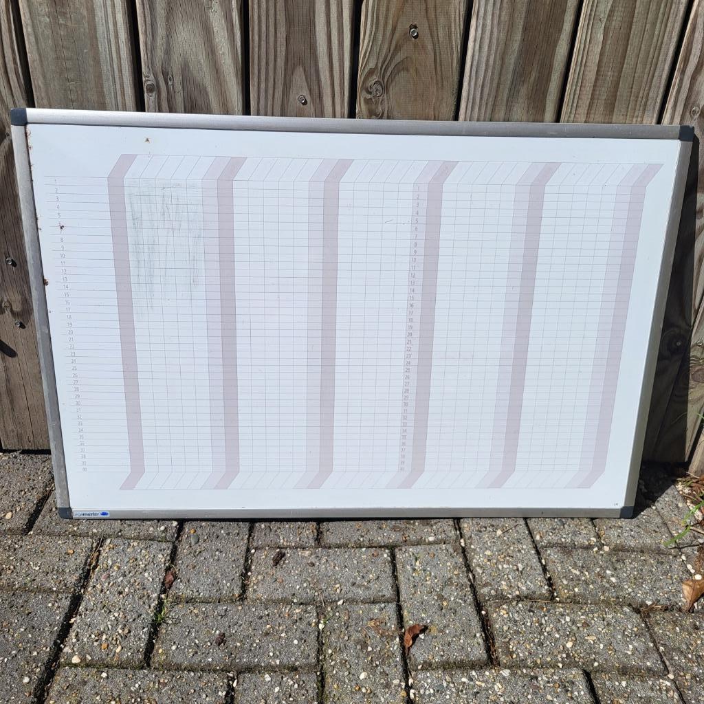 Magnetisch whiteboard, schoolbord, planbord, Enlèvement, Utilisé, Tableau blanc