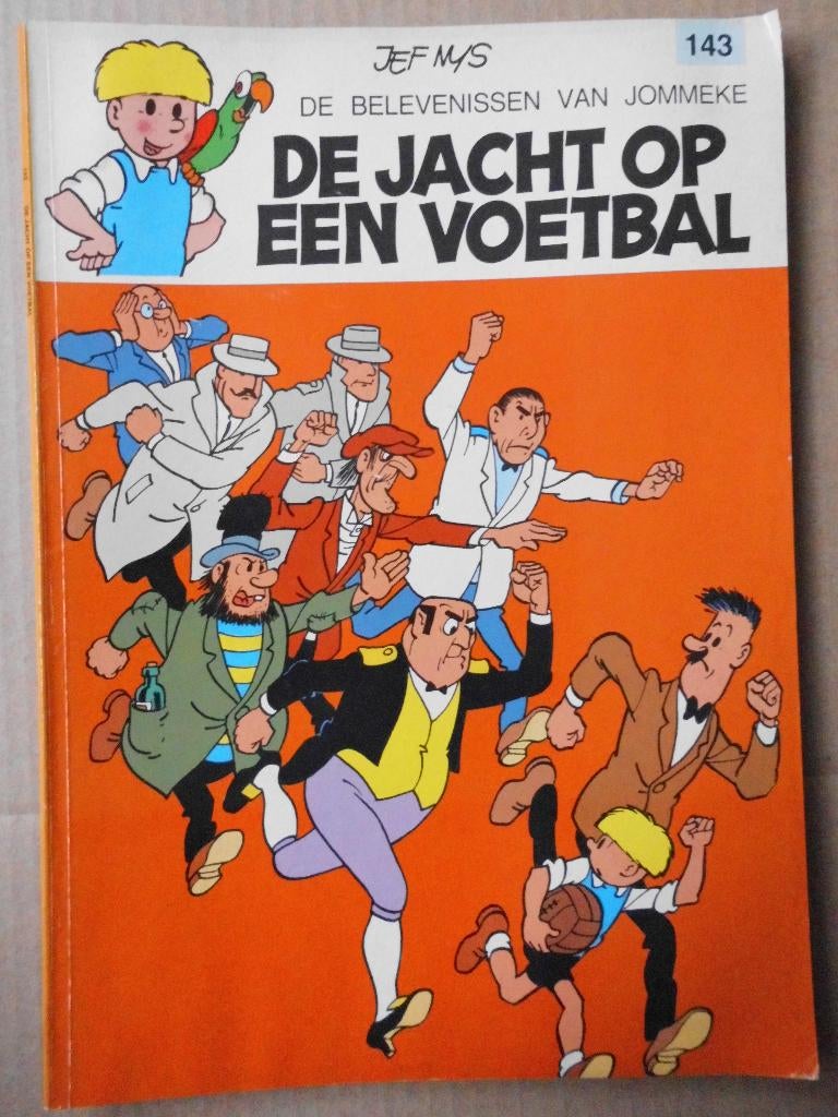 Jommeke - De jacht op een voetbal, Boeken, Eén stripboek, Ophalen of Verzenden, Gelezen, Jef Nys