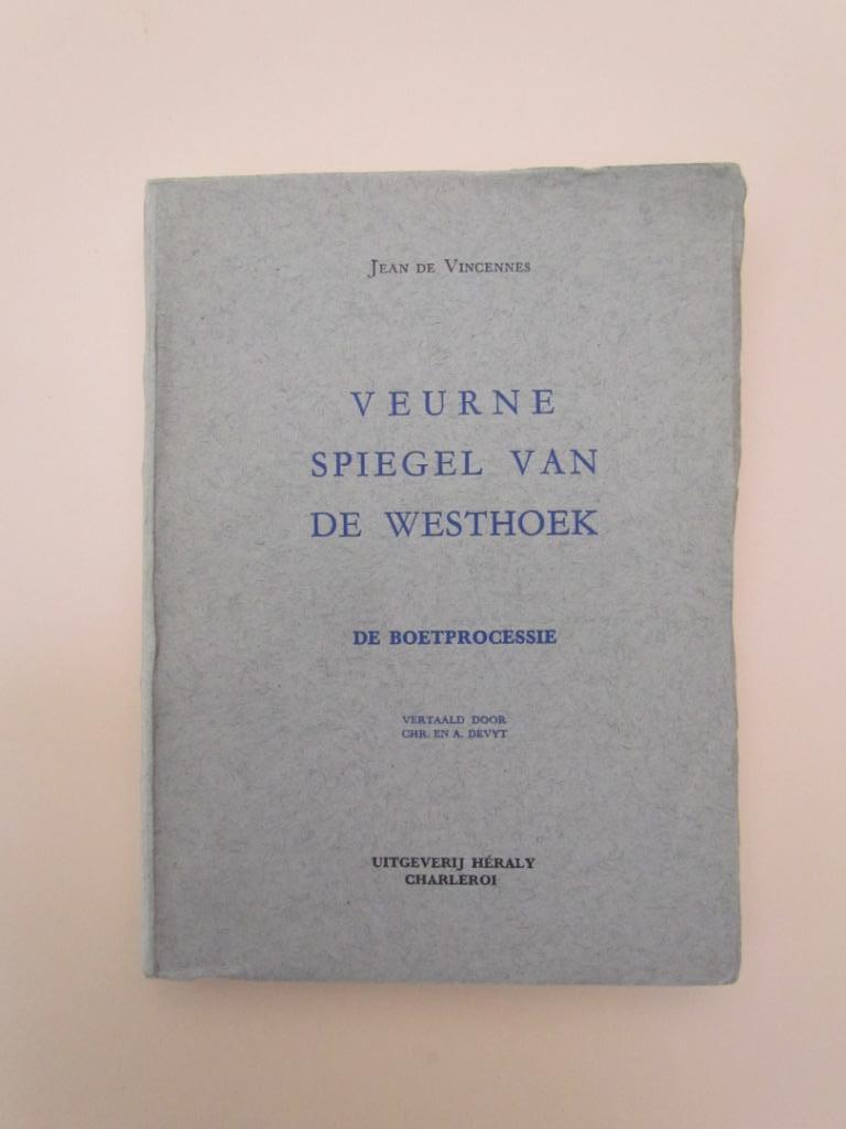 Veurne, spiegel van de Westhoek, de boetprocessie., Boeken, Ophalen of Verzenden, 20e eeuw of later, Gelezen