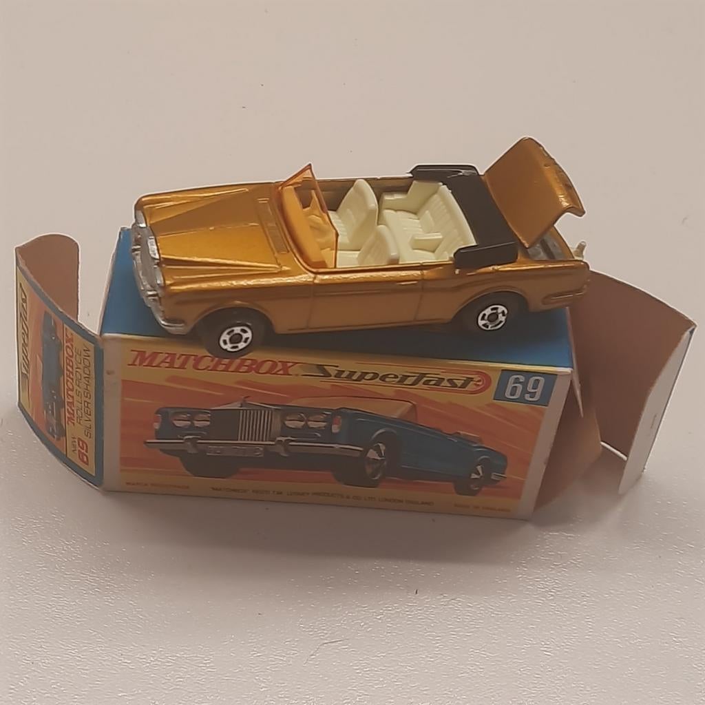 MATCHBOX UK N 69 : ROLLS ROYCE SILV.SH.CABRIO *VINTAGE*, Hobby & Loisirs créatifs, Voitures miniatures | 1:87, Neuf, Voiture, Matchbox