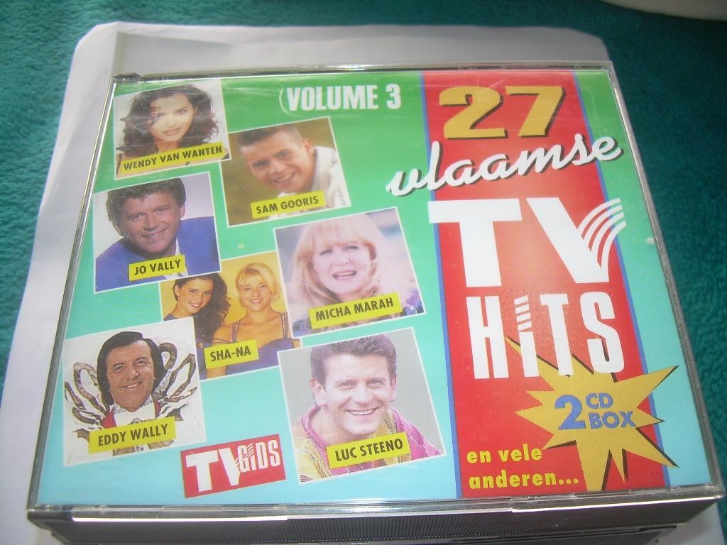 2 CD BOX - 27 VLAAMSE TV HITS - VOL 3, Enlèvement ou Envoi, Comme neuf, En néerlandais, Coffret