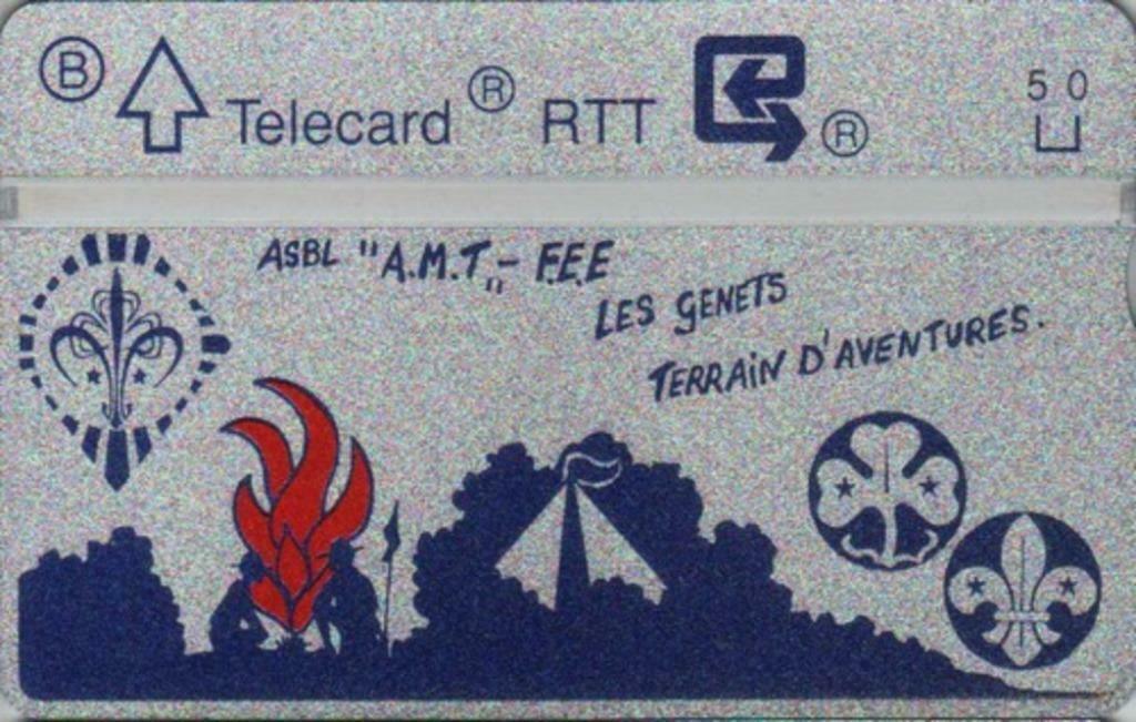 Télécarte Privée Belge P 230 A.M.T. (Terrain d'Aventures), Enlèvement ou Envoi