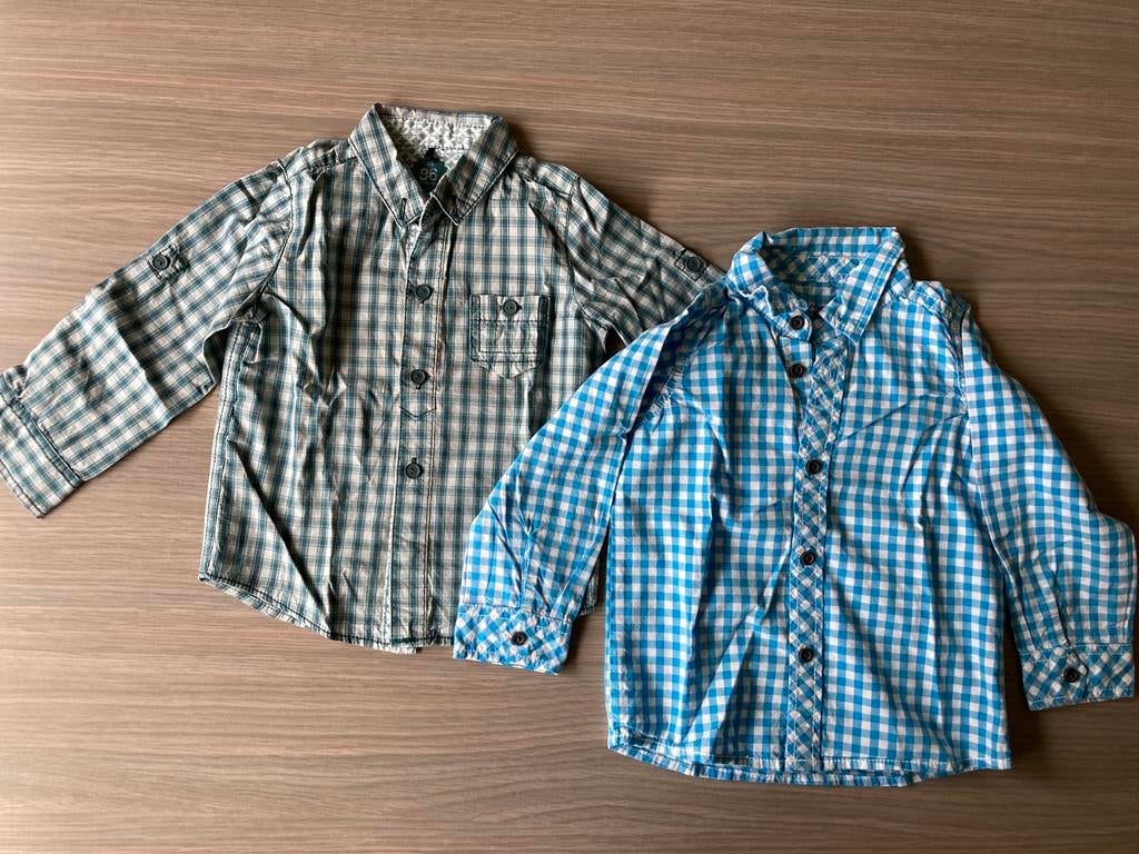 jbc hemd lange mouwen - maat 86, Kinderen en Baby's, Babykleding | Maat 86, JBC, Ophalen of Verzenden, Zo goed als nieuw, Overhemdje of Bloesje