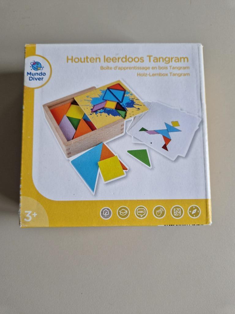 tangram in hout, Ophalen, Zo goed als nieuw