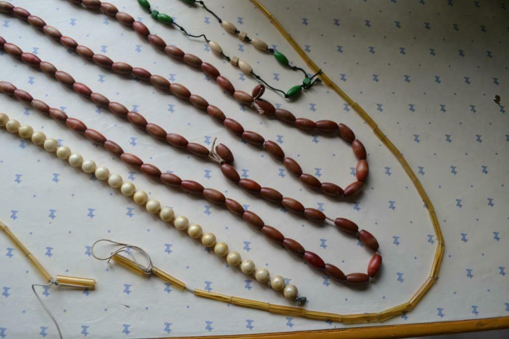 Vintage halssnoeren, Hobby en Vrije tijd, Ophalen of Verzenden, Gebruikt, Kraal