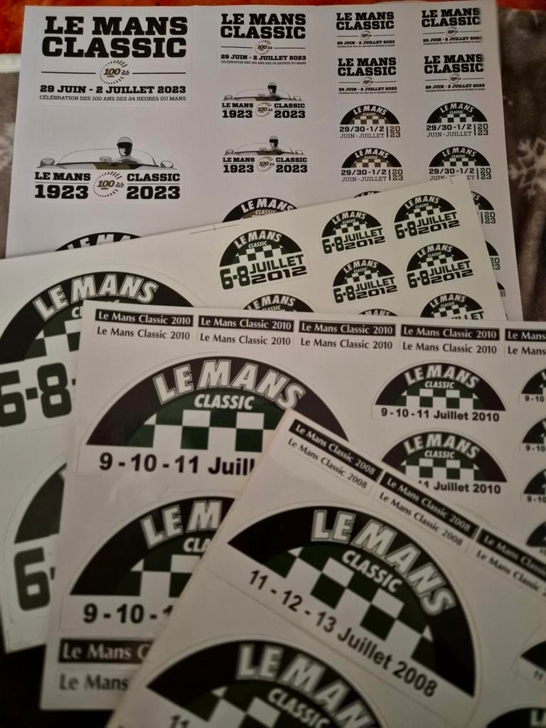 Le Mans Classic stickers, Ophalen of Verzenden