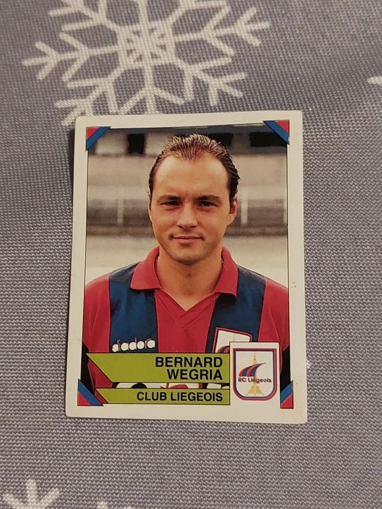 Panini / Sticker / Bernard Wegria / Club Luik / Football '95, Collections, Envoi, Affiche, Image ou Autocollant
