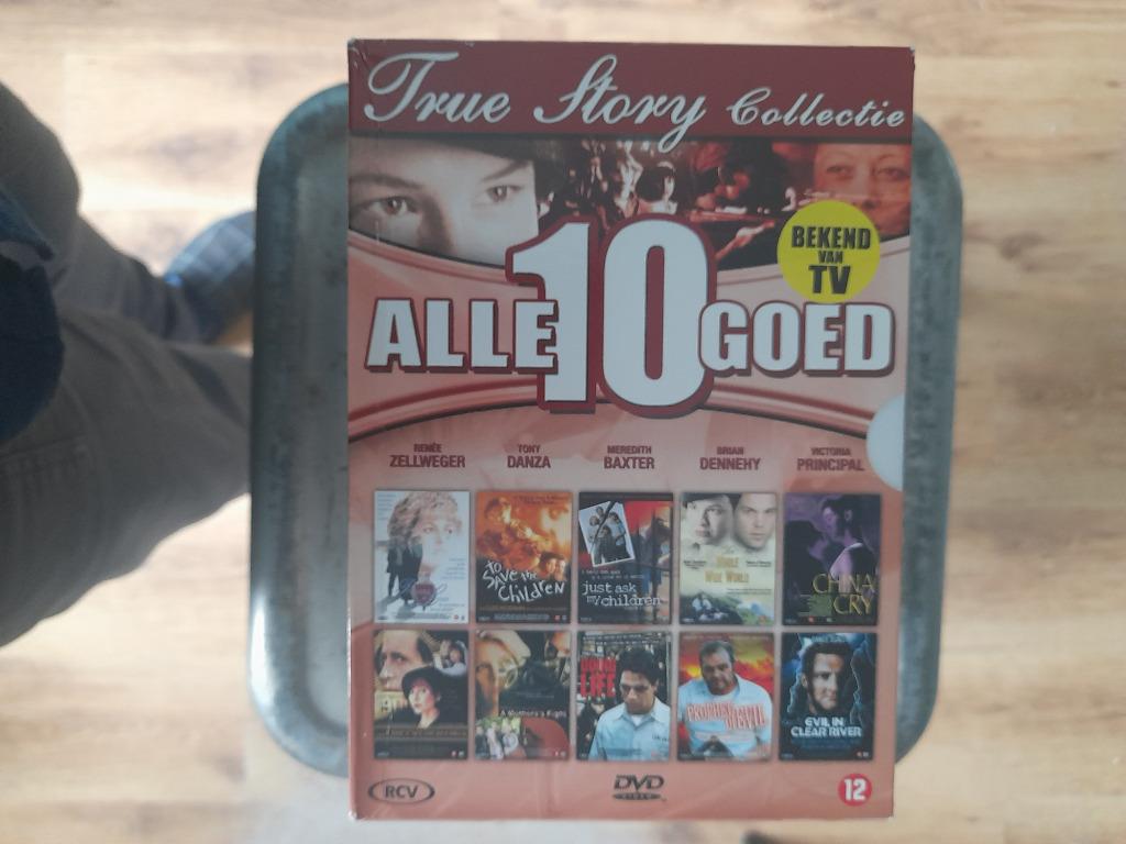 True Story collectie – 10 films, Cd's en Dvd's, Dvd's | Drama, Zo goed als nieuw, Drama, Boxset, Vanaf 12 jaar, Verzenden