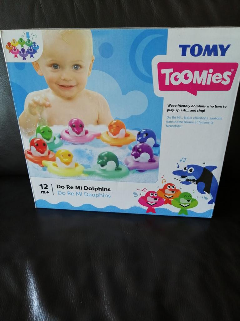 Tomy badspeelgoed muzikale dolfijntjes, Ophalen of Verzenden, Zo goed als nieuw