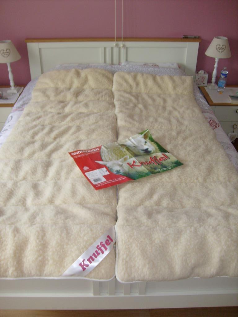 Couverture de matelas pure laine 140 x 200, Enlèvement, Utilisé, Deux personnes, Autres types