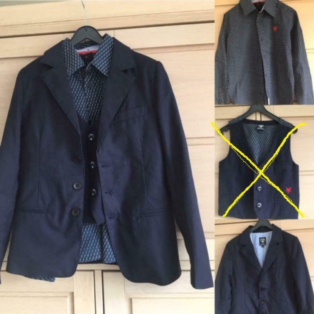 Blazer met hemd - merk LCEE, Ophalen of Verzenden, Gebruikt, 134 t/m 140, Jongen