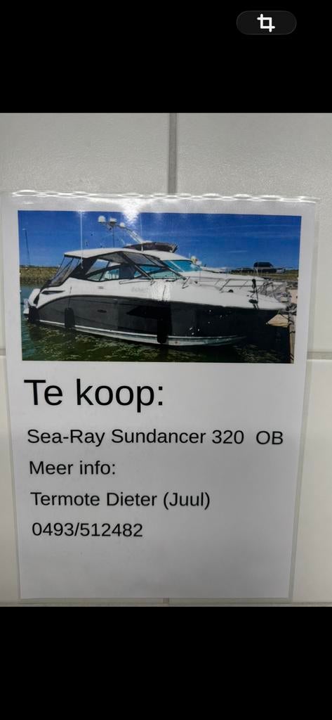 Sea ray sundancer boot, Ophalen, Zo goed als nieuw
