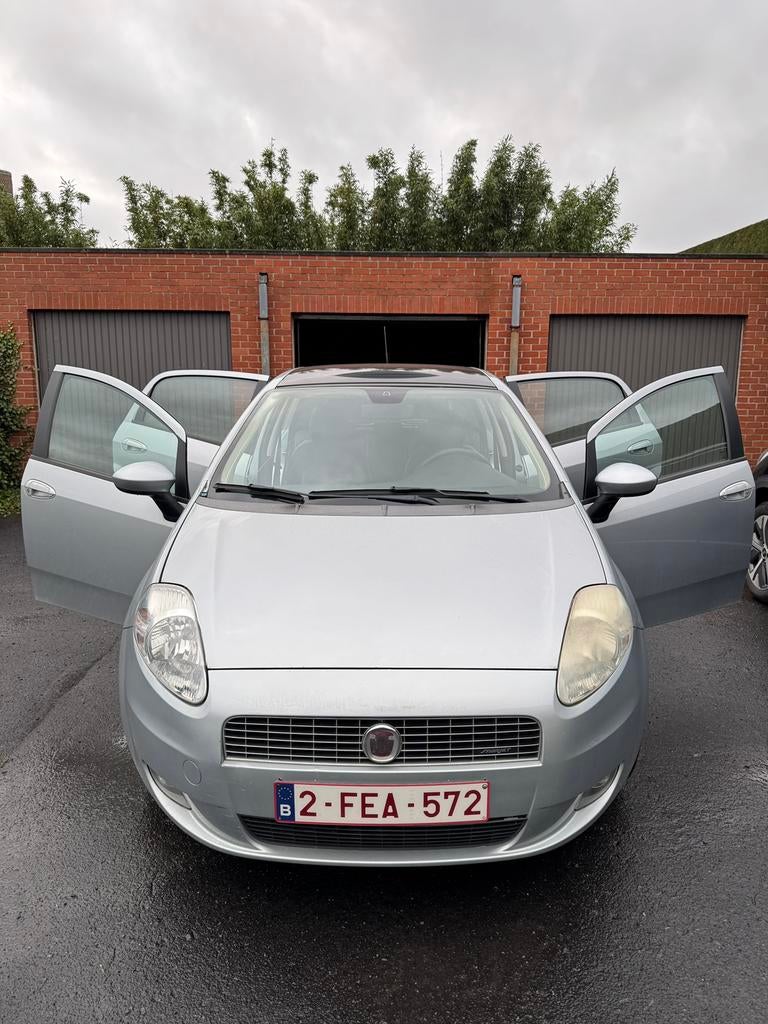 Fiat Punto 2007, Autos, Fiat, Cuir, Argent ou Gris, Achat, 1370 kg