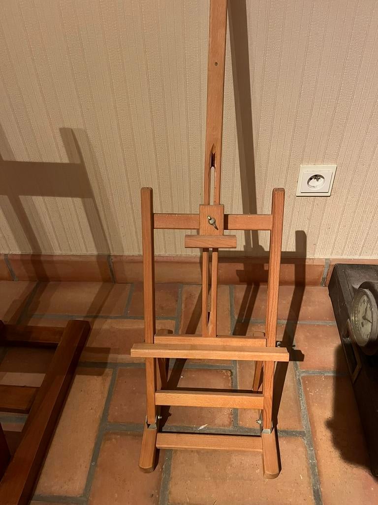 Schildersezel klein model 30x30cm tot hoogte 92 cm, Ophalen, Zo goed als nieuw