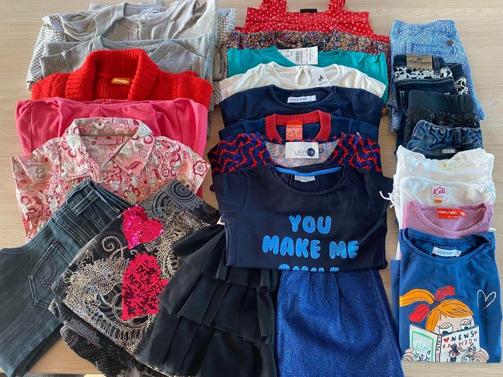kledingpakket meisjes - maat 122 - 26 stuks, Kinderen en Baby's, Ophalen of Verzenden, Gebruikt, Meisje, Setje