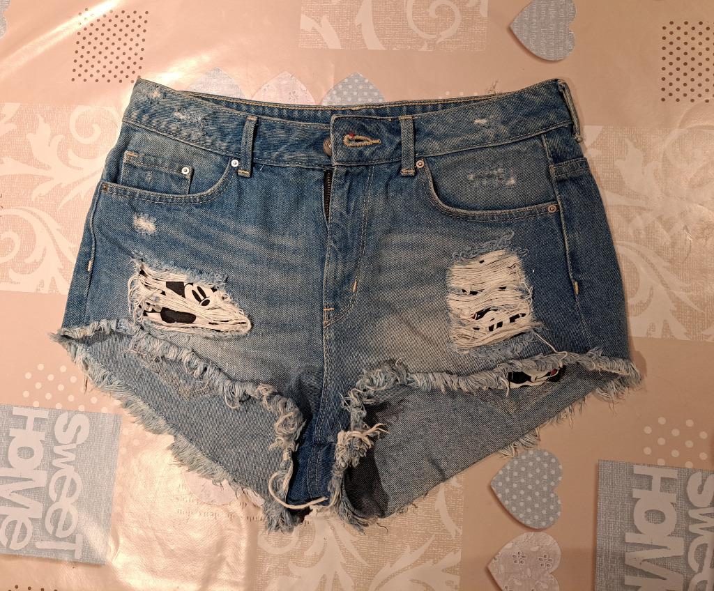 jeansshort Mickey Mouse, Ophalen of Verzenden