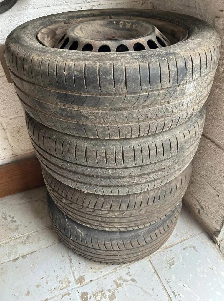 4 jantes tôle Mercedes 16 pouces (5x112), Enlèvement, Utilisé, Mercedes-Benz