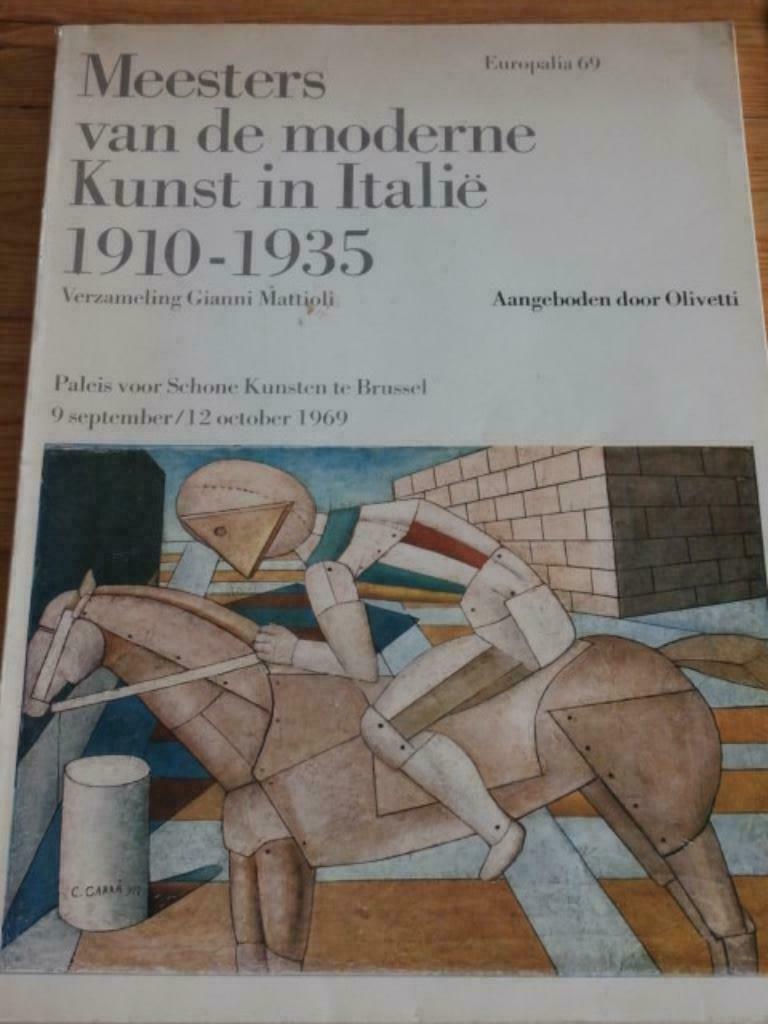 Europalia'69 Meesters van de Moderne Kunst in Italië, Boeken, Gelezen, Ophalen of Verzenden, Olivetti, Schilder- en Tekenkunst