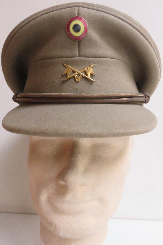 Kaki kepi  Lansier Regiment, Ophalen of Verzenden, Landmacht, Helm of Baret
