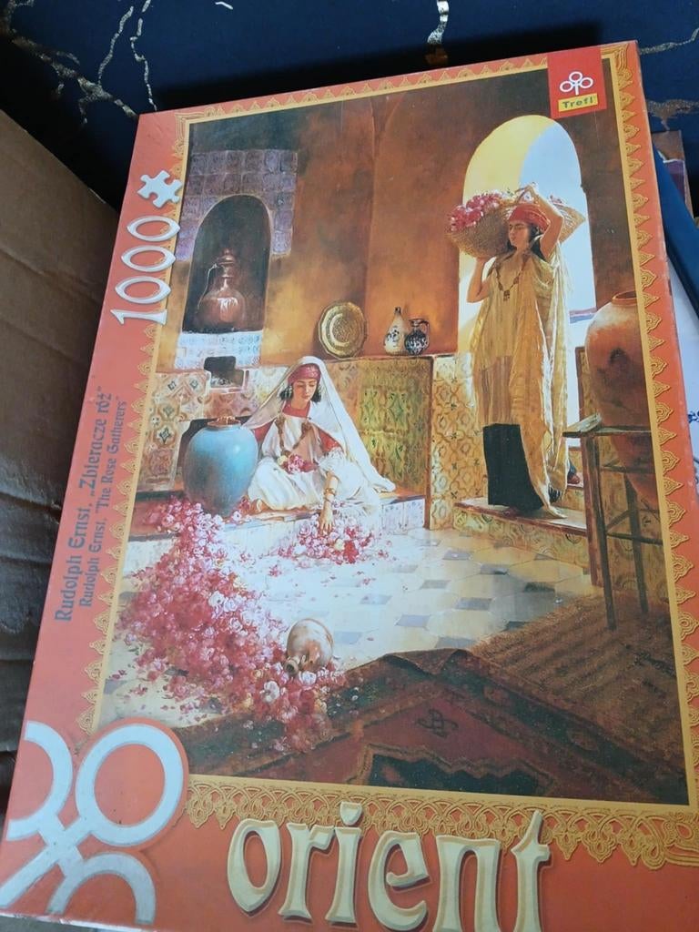 Puzzle 1000 pièces thème Orient, Comme neuf, Puzzle