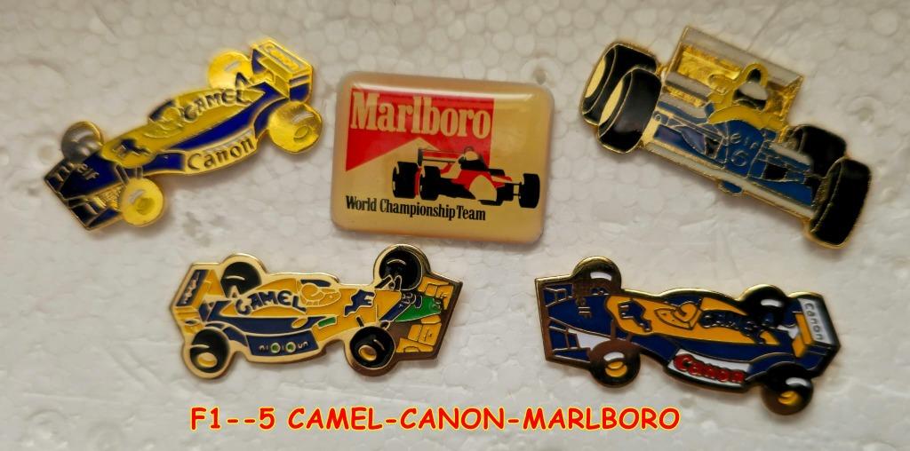 F1--5 CAMEL-CANON-MARLBORO, Envoi, Comme neuf, Voitures