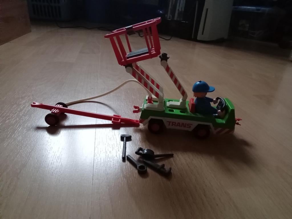luchthavenwagens voor vliegtuig playmobil, Enlèvement ou Envoi, Avion