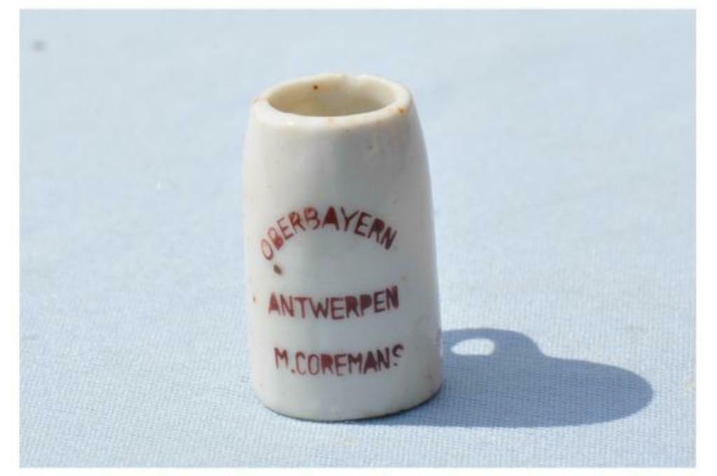 §mini chope oberbayern antwerpen/anvers, Verzamelen, Glas en Drinkglazen, Ophalen of Verzenden, Gebruikt, Overige typen