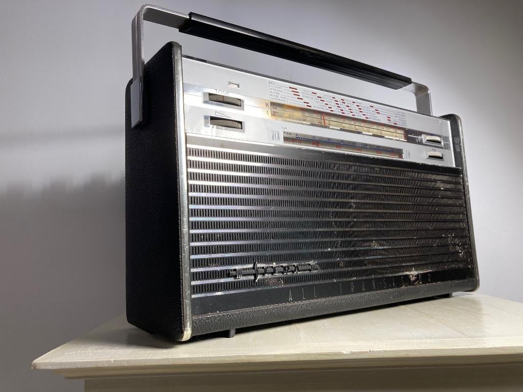 Zeldzame Siera All Transistor SA7244T vintage retro 1965, Ophalen of Verzenden, Gebruikt, Radio