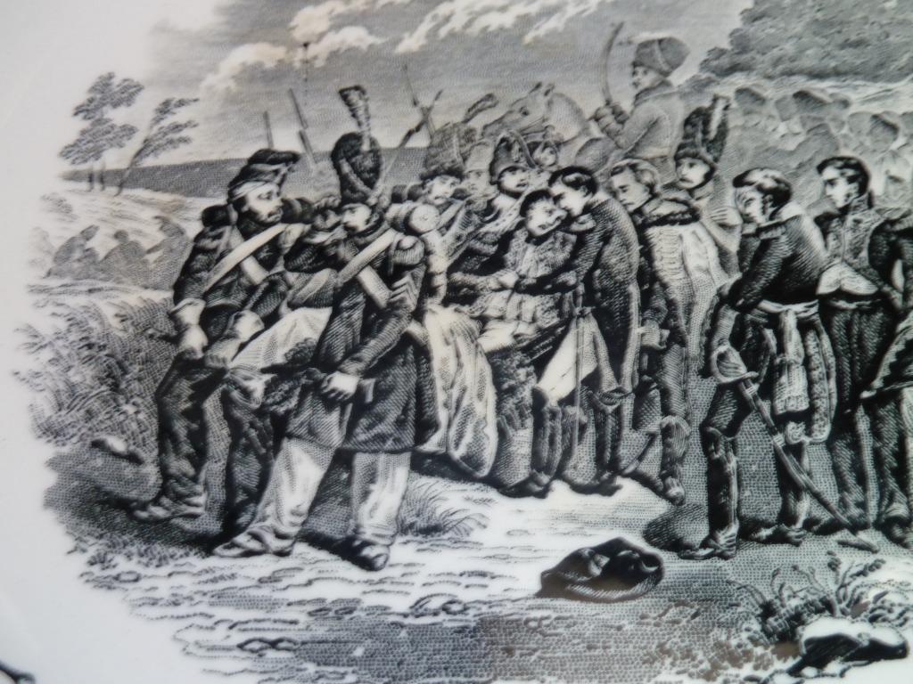 ASSIETTE SERIE NAPOLEON "MORT DU GENERAL LANNES " BOCH..., Enlèvement