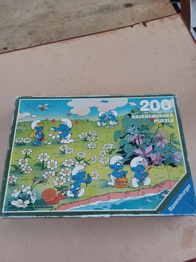 Puzzel SMURFEN 200 stukken, Ophalen of Verzenden