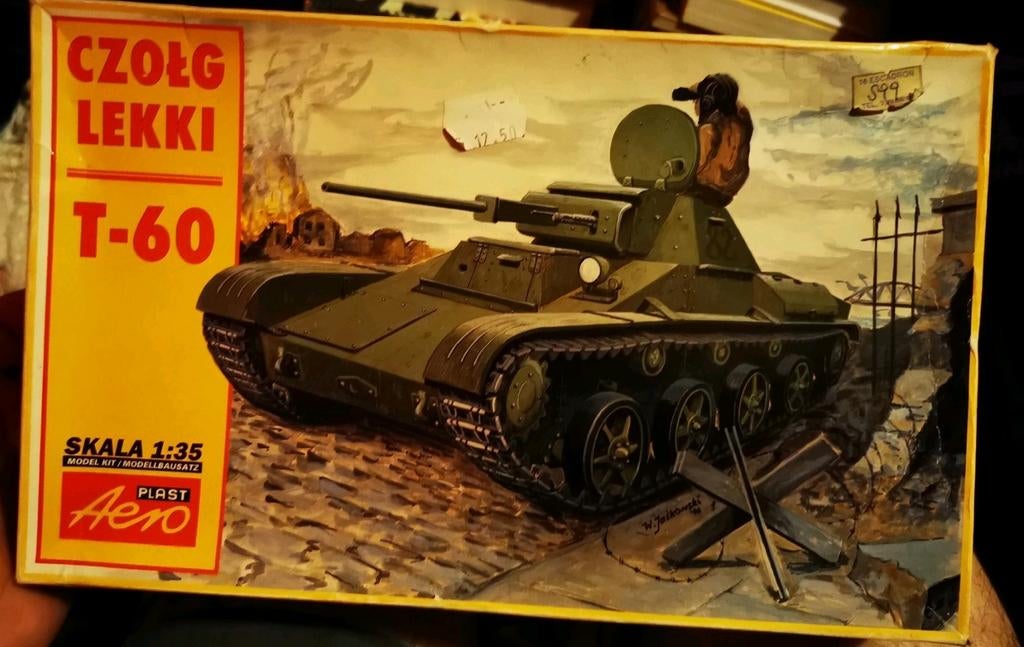 AEROPLAST 1/35 maquette tank char Lekki T-60 1996, Overige merken, Tank, 1:32 tot 1:50, Ophalen of Verzenden