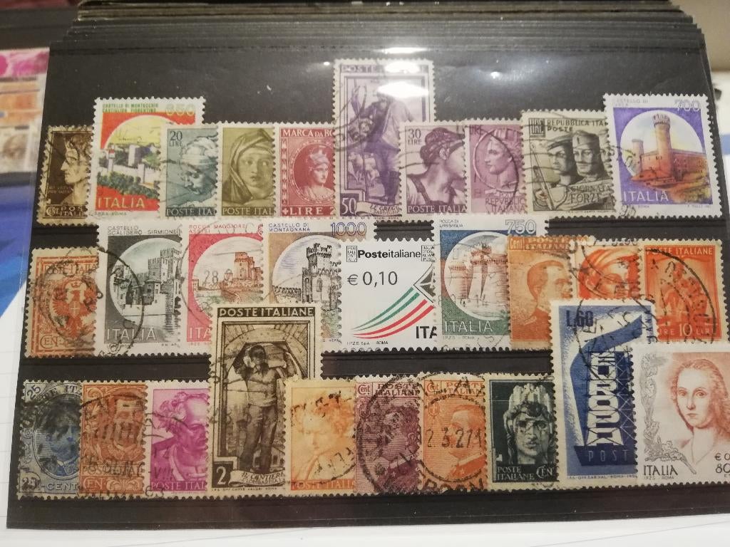 lot de timbres oblitérés ITALIE, Timbres & Monnaies, Enlèvement ou Envoi, Affranchi