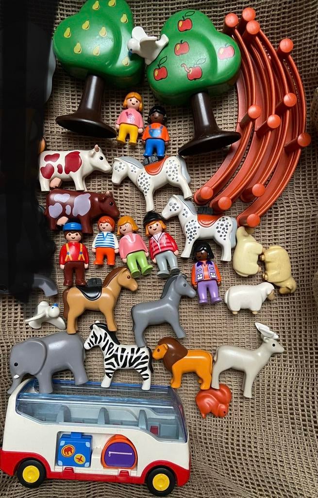 Playmobil 123, box kid K’nex, Kinderen en Baby's, Speelgoed | Playmobil, Ophalen, Zo goed als nieuw, Los Playmobil