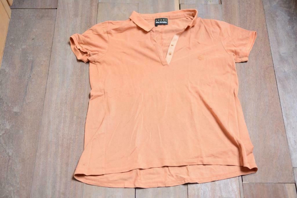 The Kooples Sport Polo t-shirt abrikoos L, Verzenden, Maat 42/44 (L), Oranje, Korte mouw