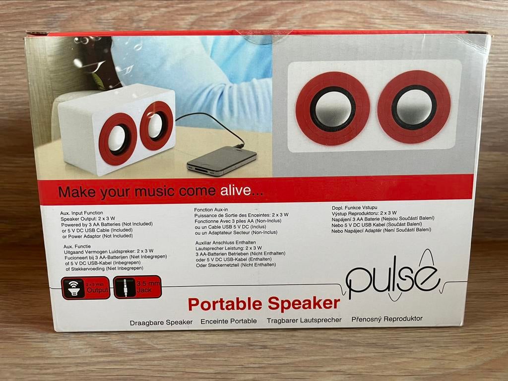 Portable speaker (nieuw), Ophalen of Verzenden, Nieuw
