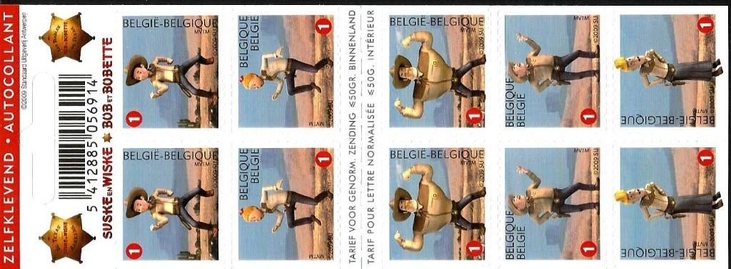 2009 Suske en Wiske OBP B101**, Postzegels en Munten, Postzegels | Europa | België, Postfris, Orginele gom, Overig, Zonder stempel