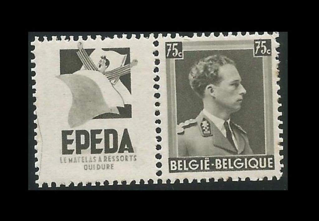 PU122 | Timbres publicité | PUBS | Epeda 1938/39, Envoi, Timbre-poste, Neuf