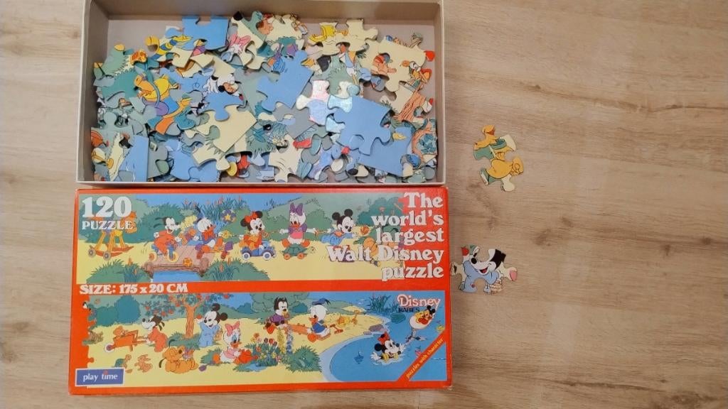 Kinderpuzzel Walt Disney, Kinderen en Baby's, Ophalen of Verzenden, Meer dan 50 stukjes, Gebruikt, 6 jaar of ouder