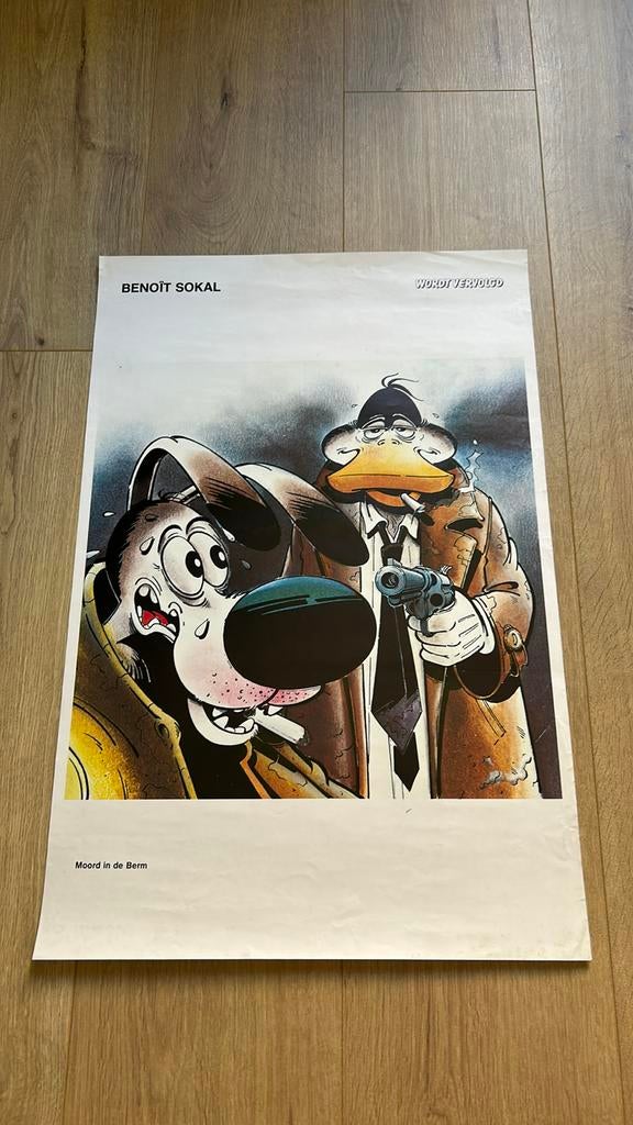 Sokal canardo poster jaren 80, Ophalen of Verzenden, Gebruikt