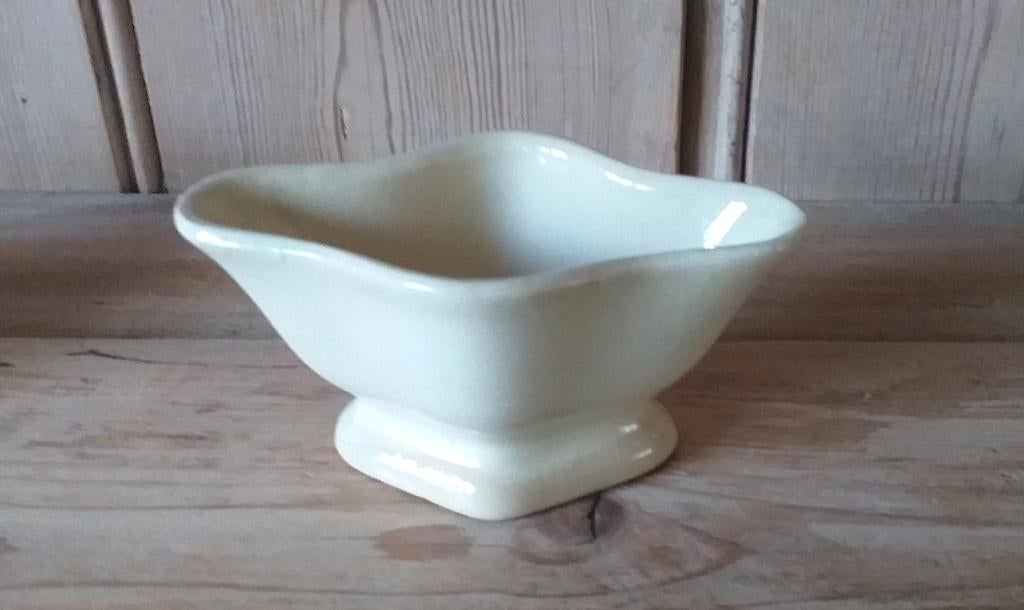 Ancien petit saucier - faïence  Boch Frères La Louvière, Antiquités & Art, Enlèvement ou Envoi