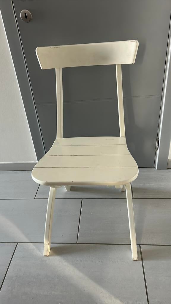Stoelen, Maison & Meubles, Chaises, Enlèvement, Utilisé, Blanc, Bois