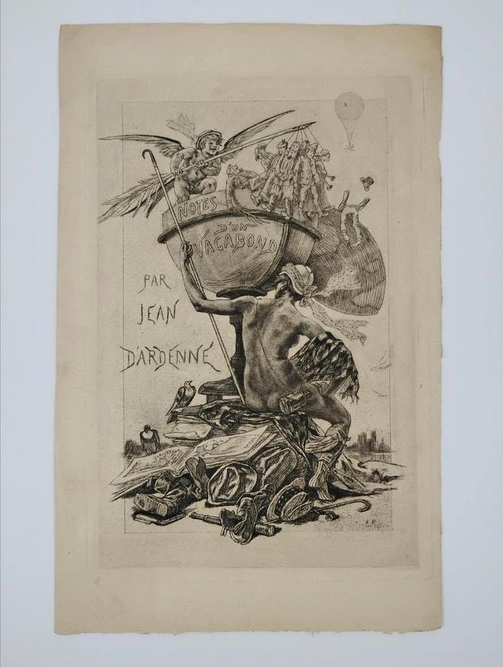 Fronticpice 1887 jean d'Ardenne, Félicien Rops, Enlèvement ou Envoi