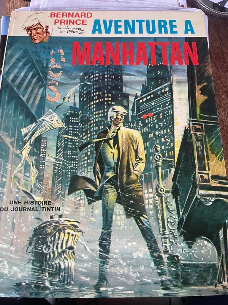 Bernard Prince - Aventure à Manhattan, Hermann et Greg, Enlèvement ou Envoi, Une BD, Utilisé