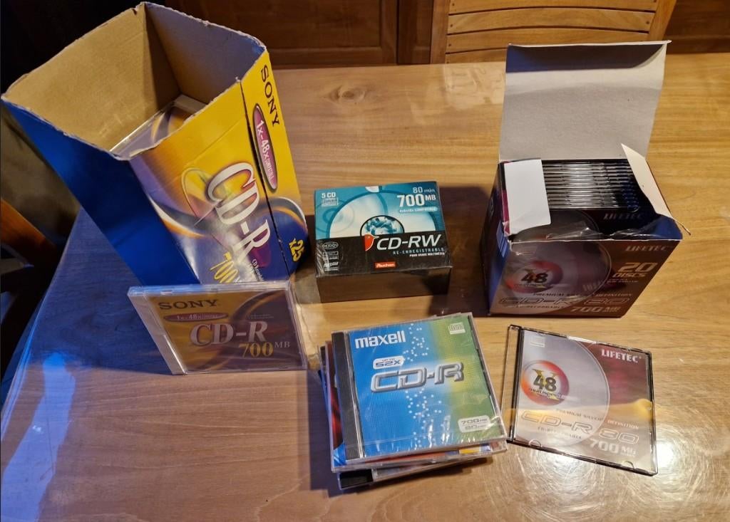 Lot de CD vierges (neufs), Informatique & Logiciels, Enlèvement, Neuf, Cd, Réinscriptible