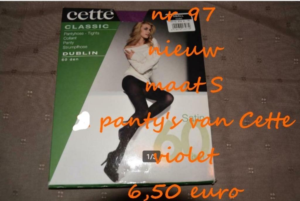 97. kleding panty - NIEUW - verzending inbegrepen, Maat 36/38 (S), Verzenden, Paars, Nieuw