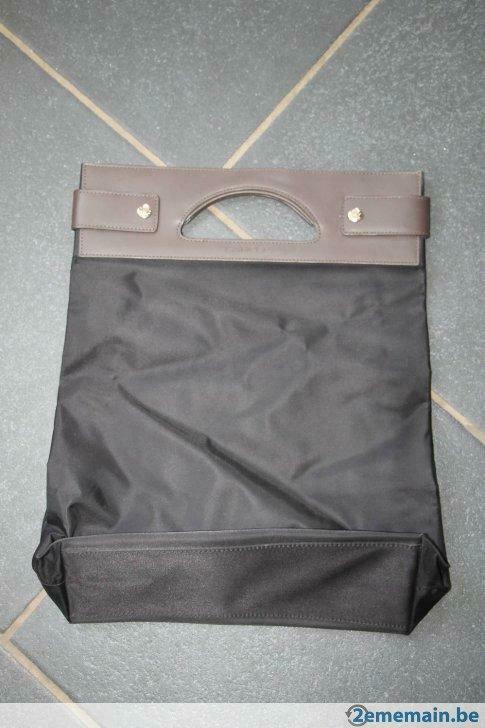 sac noir lancel en tissu et cuir, Handtassen en Accessoires, Tassen | Damestassen, Gebruikt, Overige kleuren