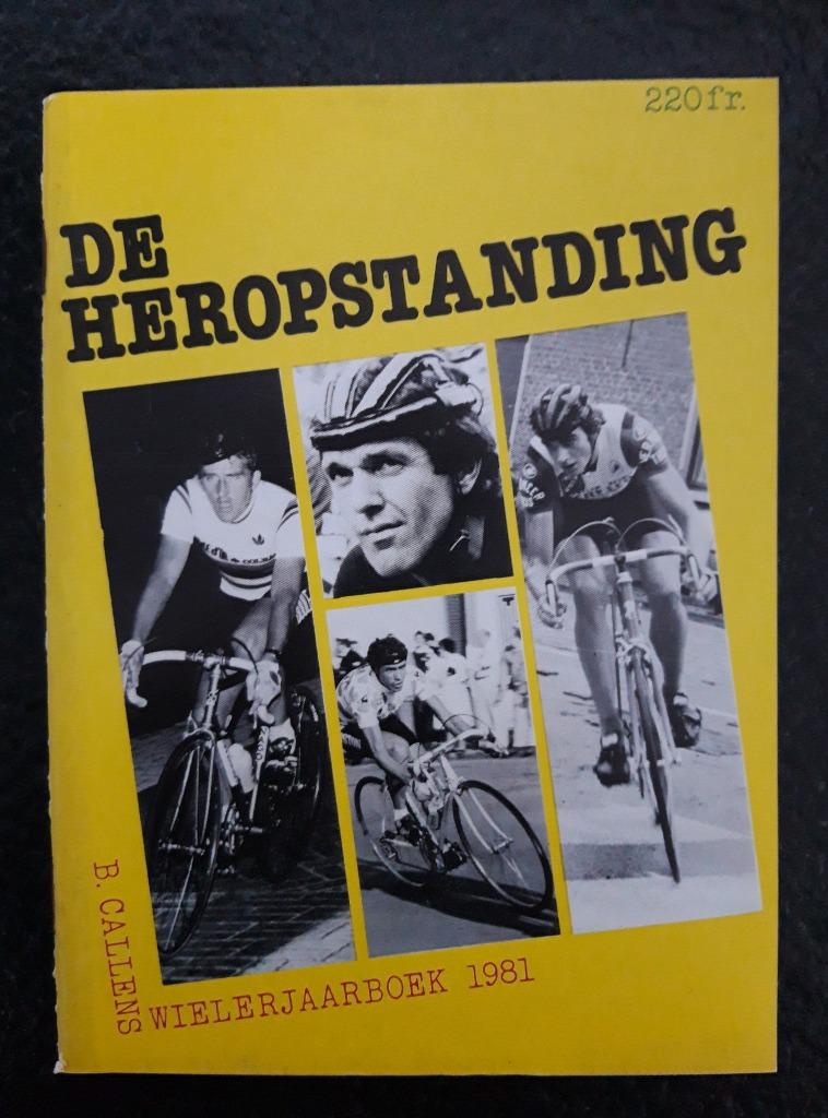 Wielerjaarboek 1981, Verzenden, Lopen en Fietsen, Zo goed als nieuw, Bernard Callens
