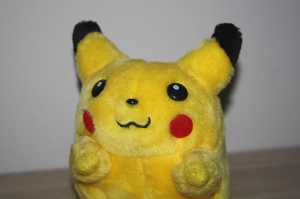 oude Pokemon , Nintendo , Tomy , knuffel met trekkoord 15 cm, Ophalen of Verzenden, Zo goed als nieuw